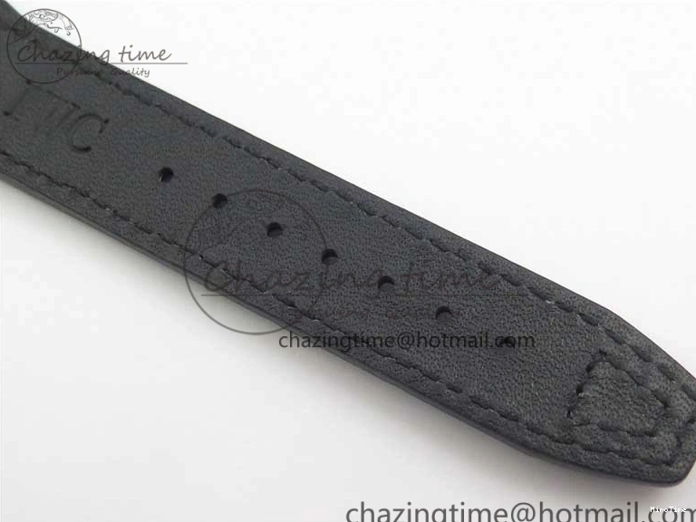 MIROTIME 0108 Affordable Mark XVII IW326501 FKF 1:1 Best Edition Black Dial on Black Leather Strap 7131